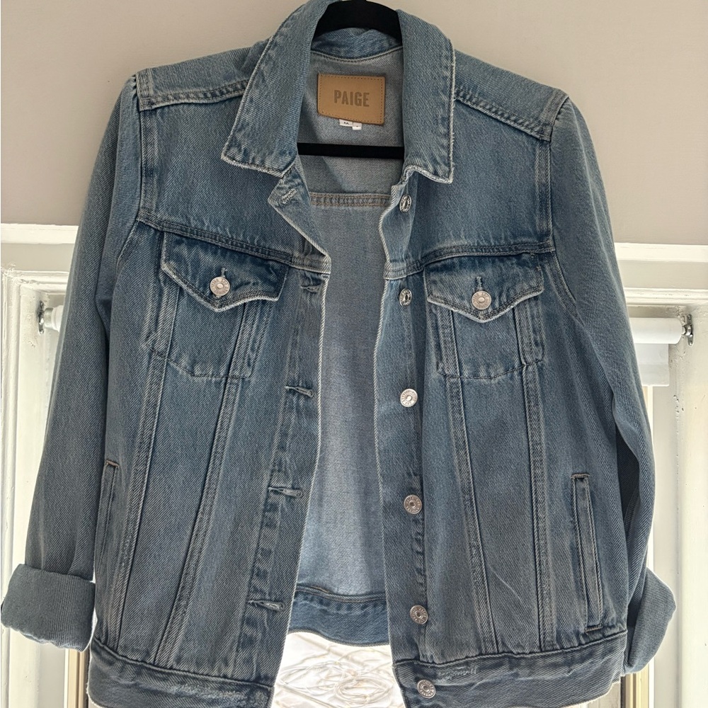 PAIGE Light Blue Denim Jacket - M